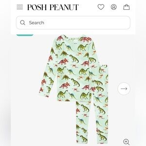 Posh Peanut Dino Pajamas